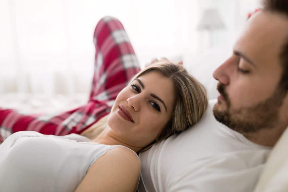 young-attractive-couple-delighted after vaginal rejuvenation process in Houston