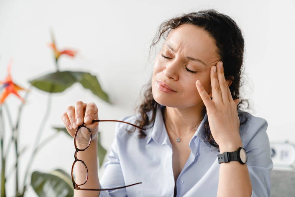 woman suffering lack of energy and general fatigue, in need of bioidentical hormone replacement therapy at medspa at christimd